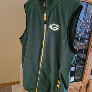 Green Bay Packers Authentic NFL Fleece Vest